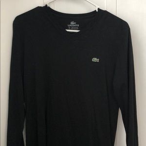 Lacoste V-Neck Long-Sleeve Shirt